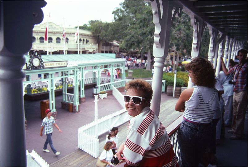 Aboard the paddlewheel at Disneyland